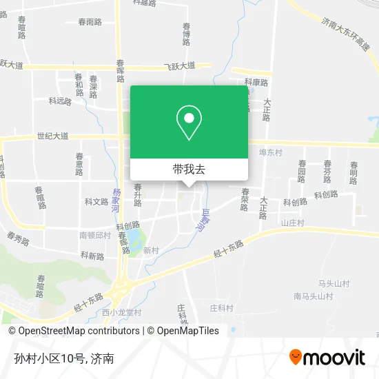 孙村小区10号地图