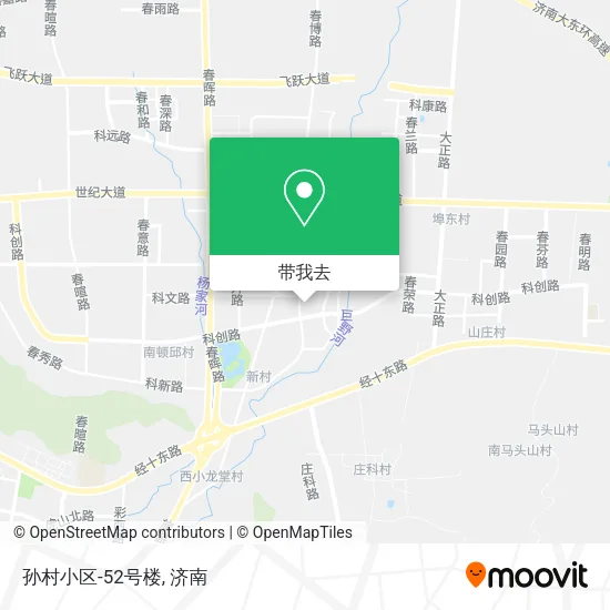 孙村小区-52号楼地图