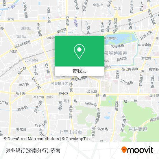 兴业银行(济南分行)地图