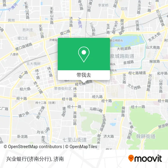 兴业银行(济南分行)地图