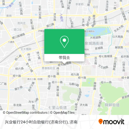 兴业银行24小时自助银行(济南分行)地图