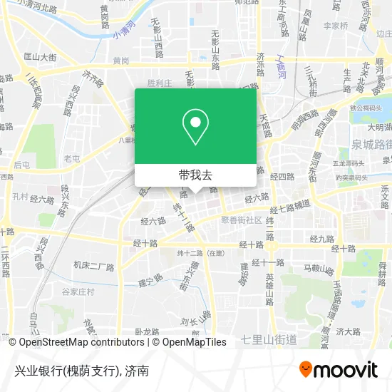 兴业银行(槐荫支行)地图