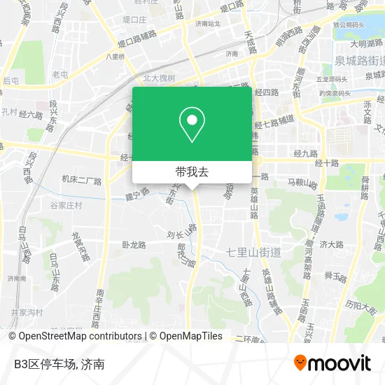 B3区停车场地图