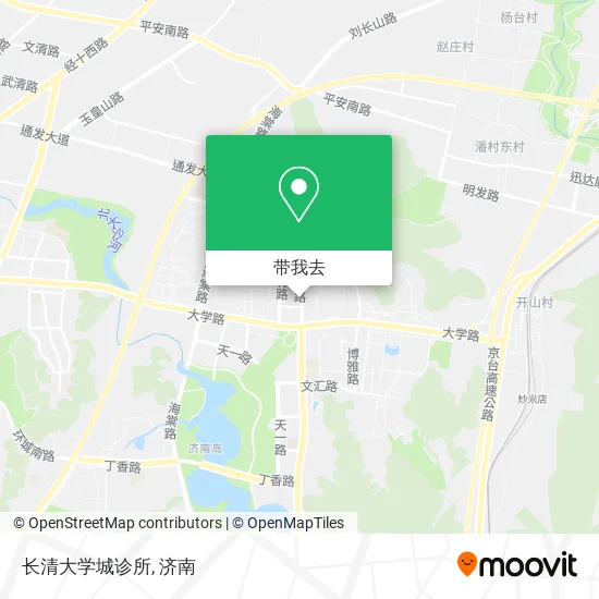 长清大学城诊所地图
