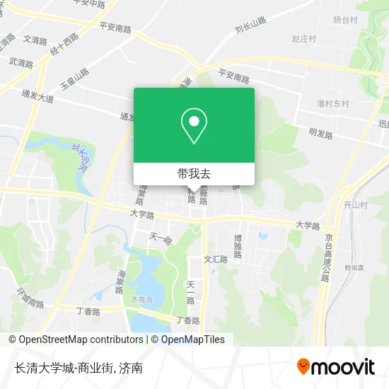 长清大学城-商业街地图