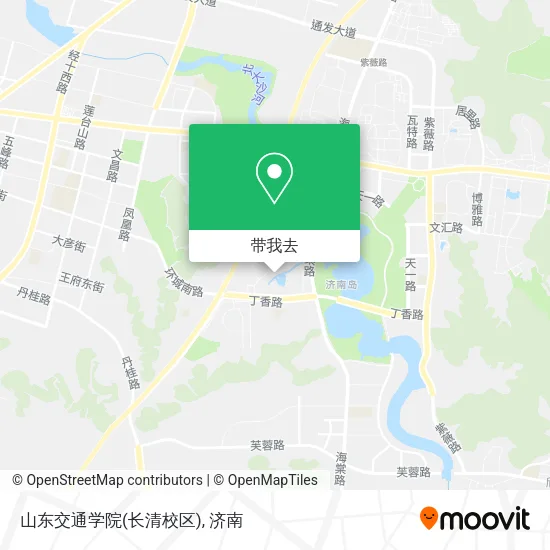 山东交通学院(长清校区)地图