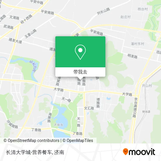 长清大学城-营养餐车地图
