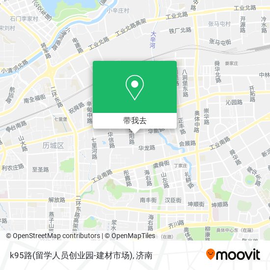 k95路(留学人员创业园-建材市场)地图