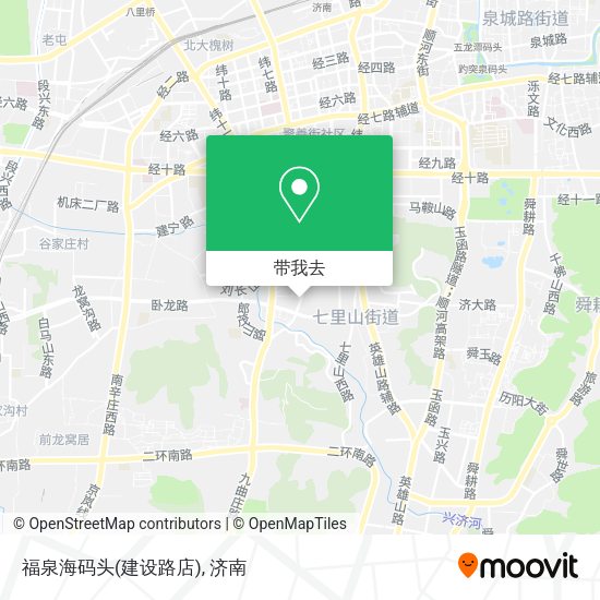 福泉海码头(建设路店)地图