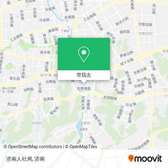 济南人社局地图