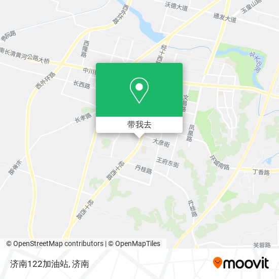 济南122加油站地图