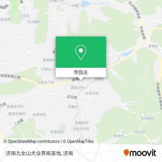 济南九女山犬业养殖基地地图