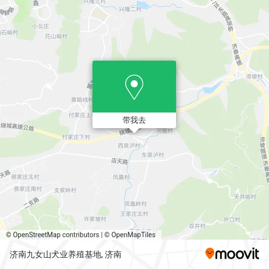 济南九女山犬业养殖基地地图