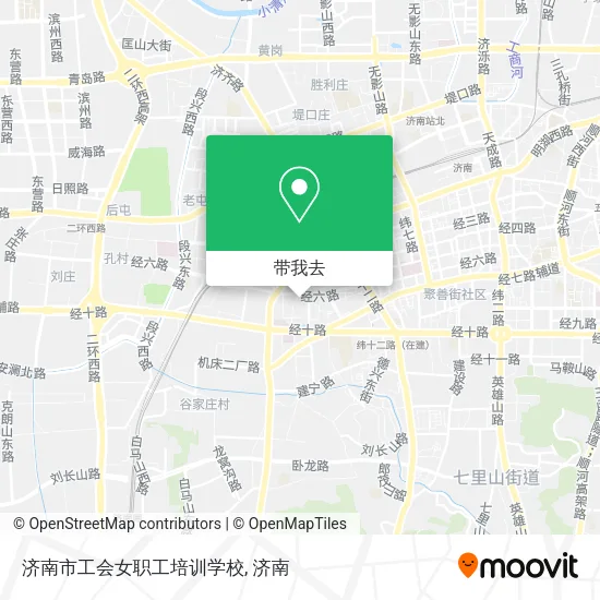 济南市工会女职工培训学校地图