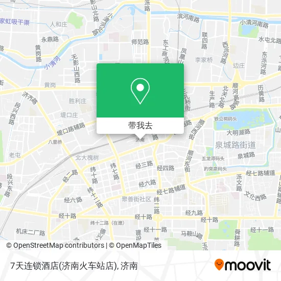 7天连锁酒店(济南火车站店)地图
