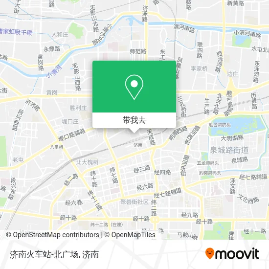 济南火车站-北广场地图