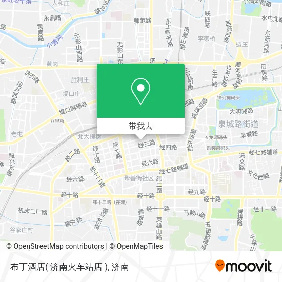布丁酒店( 济南火车站店 )地图