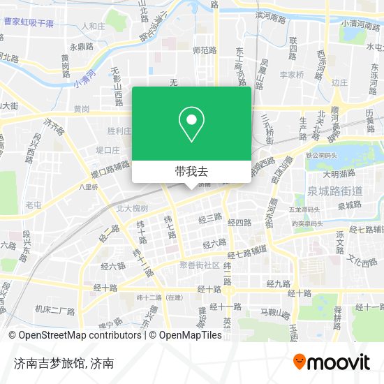 济南吉梦旅馆地图
