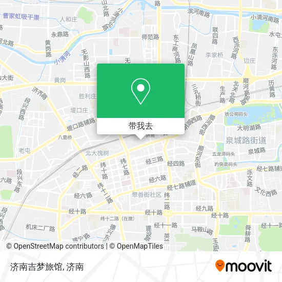 济南吉梦旅馆地图