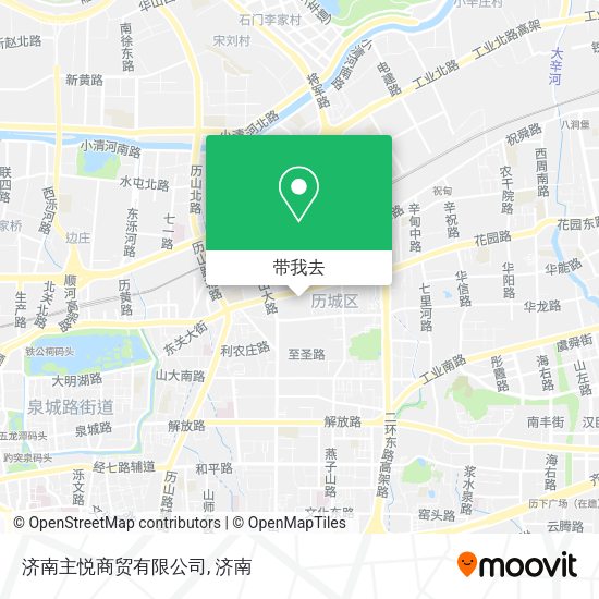 济南主悦商贸有限公司地图