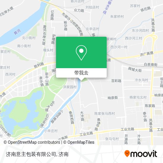 济南意主包装有限公司地图