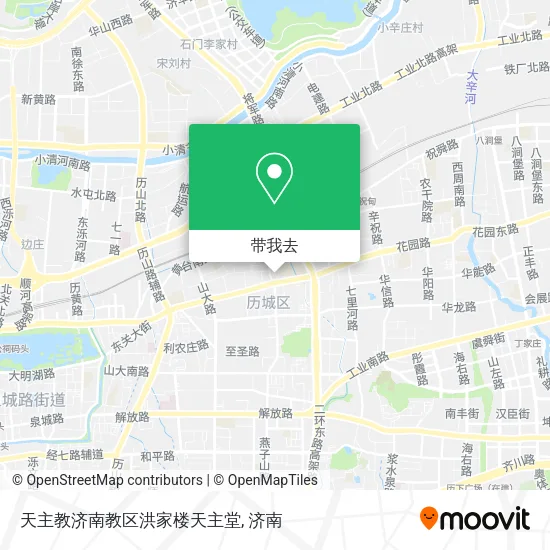 天主教济南教区洪家楼天主堂地图