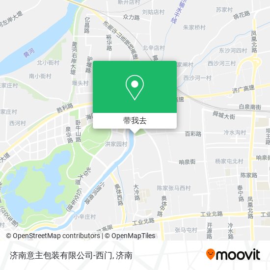 济南意主包装有限公司-西门地图