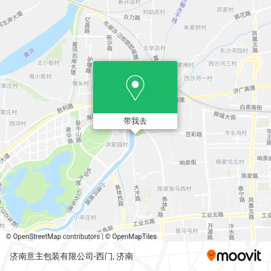 济南意主包装有限公司-西门地图