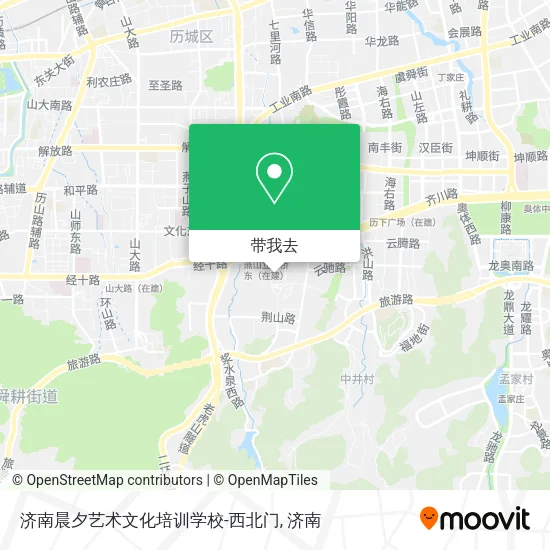 济南晨夕艺术文化培训学校-西北门地图