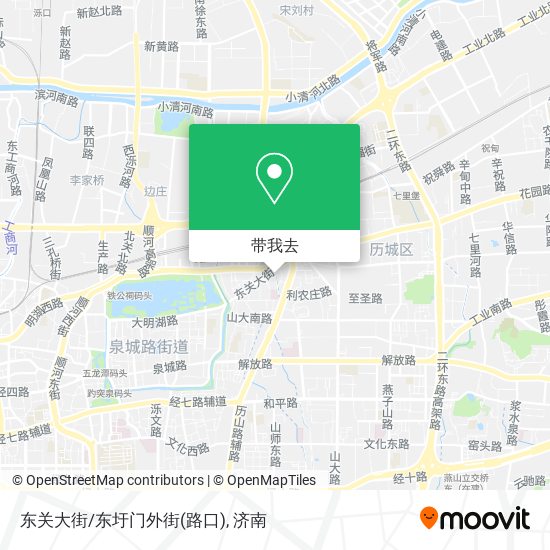 东关大街/东圩门外街(路口)地图