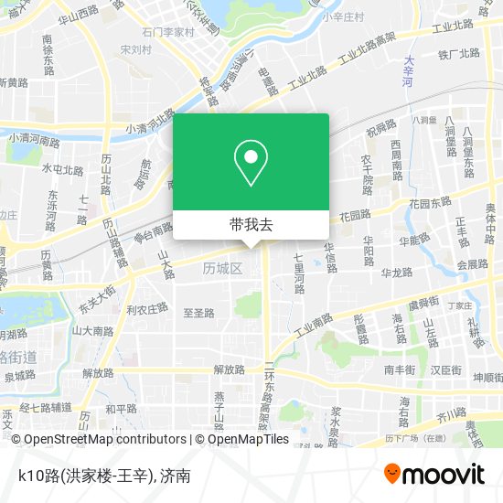 k10路(洪家楼-王辛)地图
