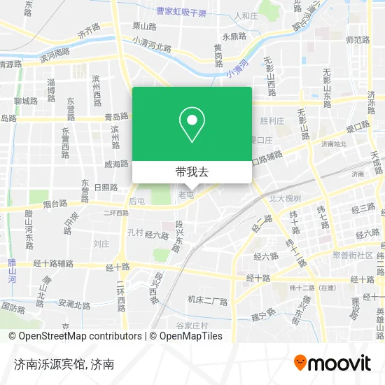 济南泺源宾馆地图