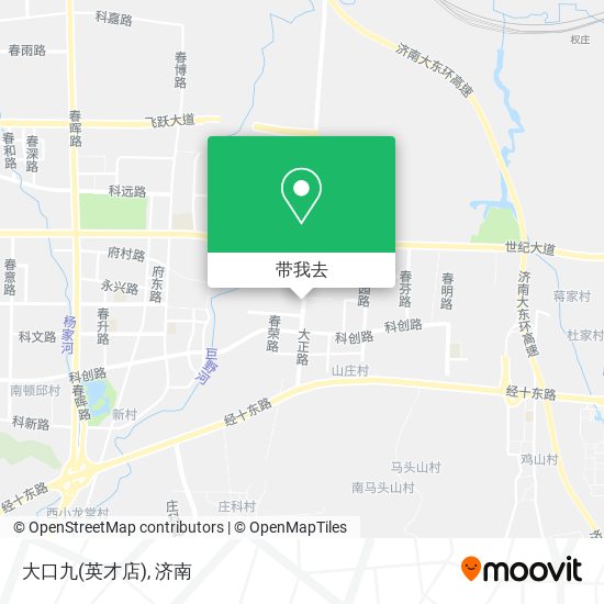 大口九(英才店)地图