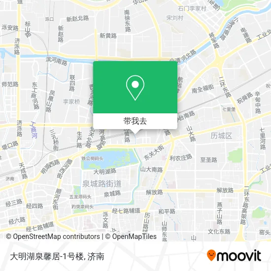 大明湖泉馨居-1号楼地图