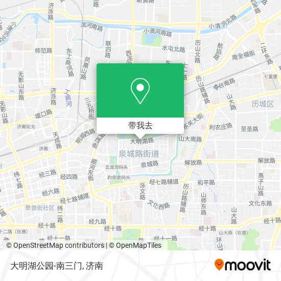 大明湖公园-南三门地图