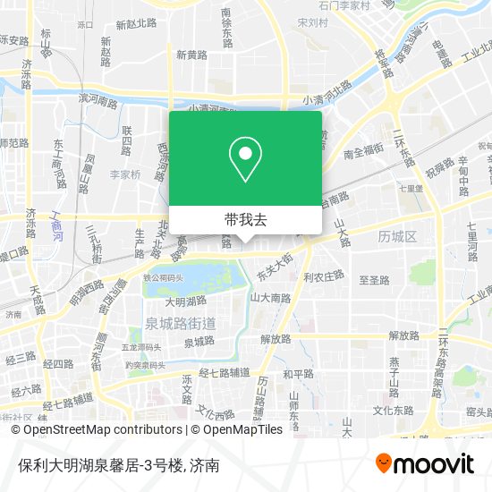 保利大明湖泉馨居-3号楼地图