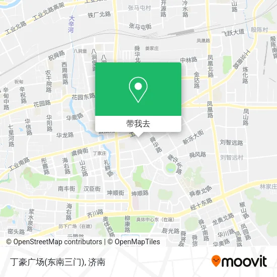 丁豪广场(东南三门)地图