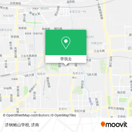 济钢鲍山学校地图