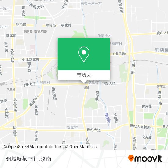 钢城新苑-南门地图