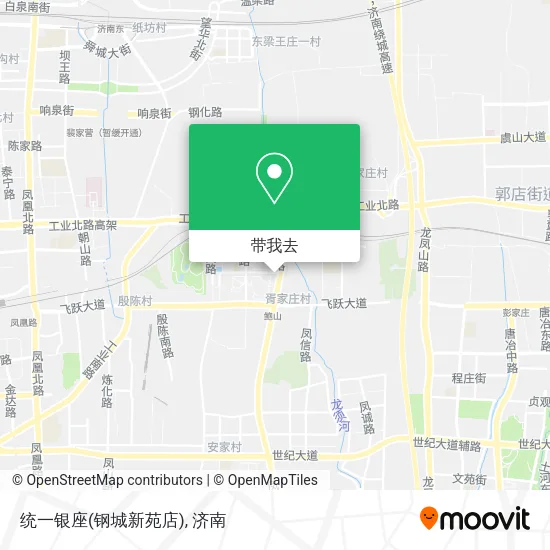 统一银座(钢城新苑店)地图