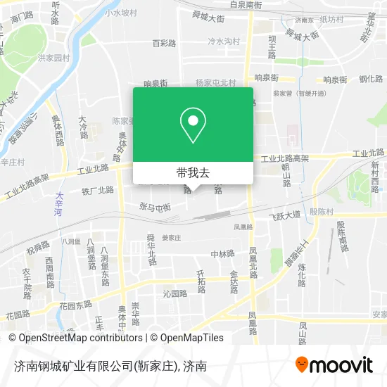 济南钢城矿业有限公司(靳家庄)地图