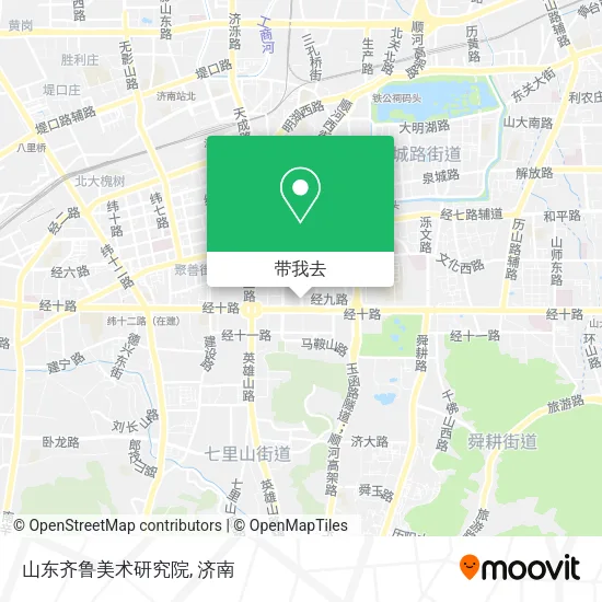 山东齐鲁美术研究院地图