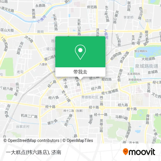一大糕点(纬六路店)地图