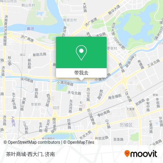 茶叶商城-西大门地图