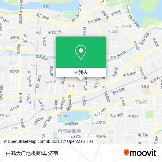 白鹤大门地板商城地图