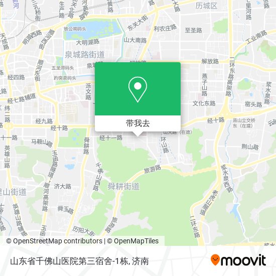 山东省千佛山医院第三宿舍-1栋地图