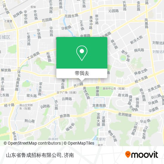 山东省鲁成招标有限公司地图