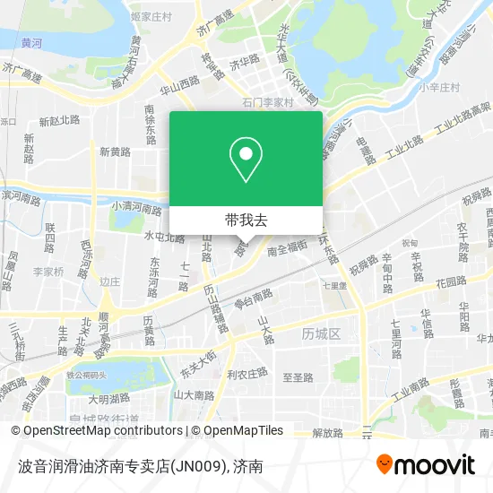 波音润滑油济南专卖店(JN009)地图