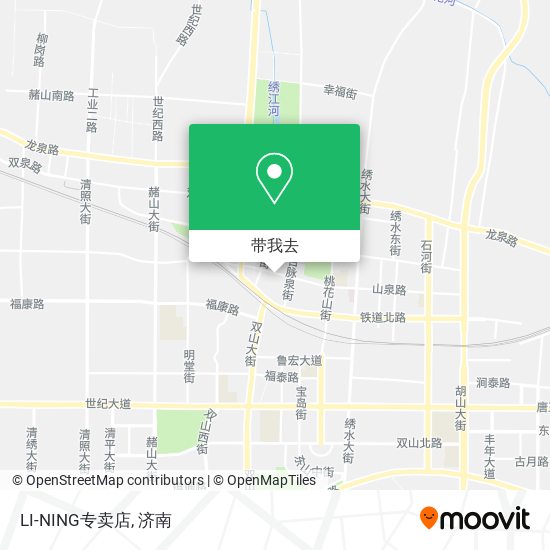 LI-NING专卖店地图