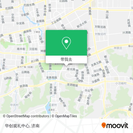 华创观礼中心地图